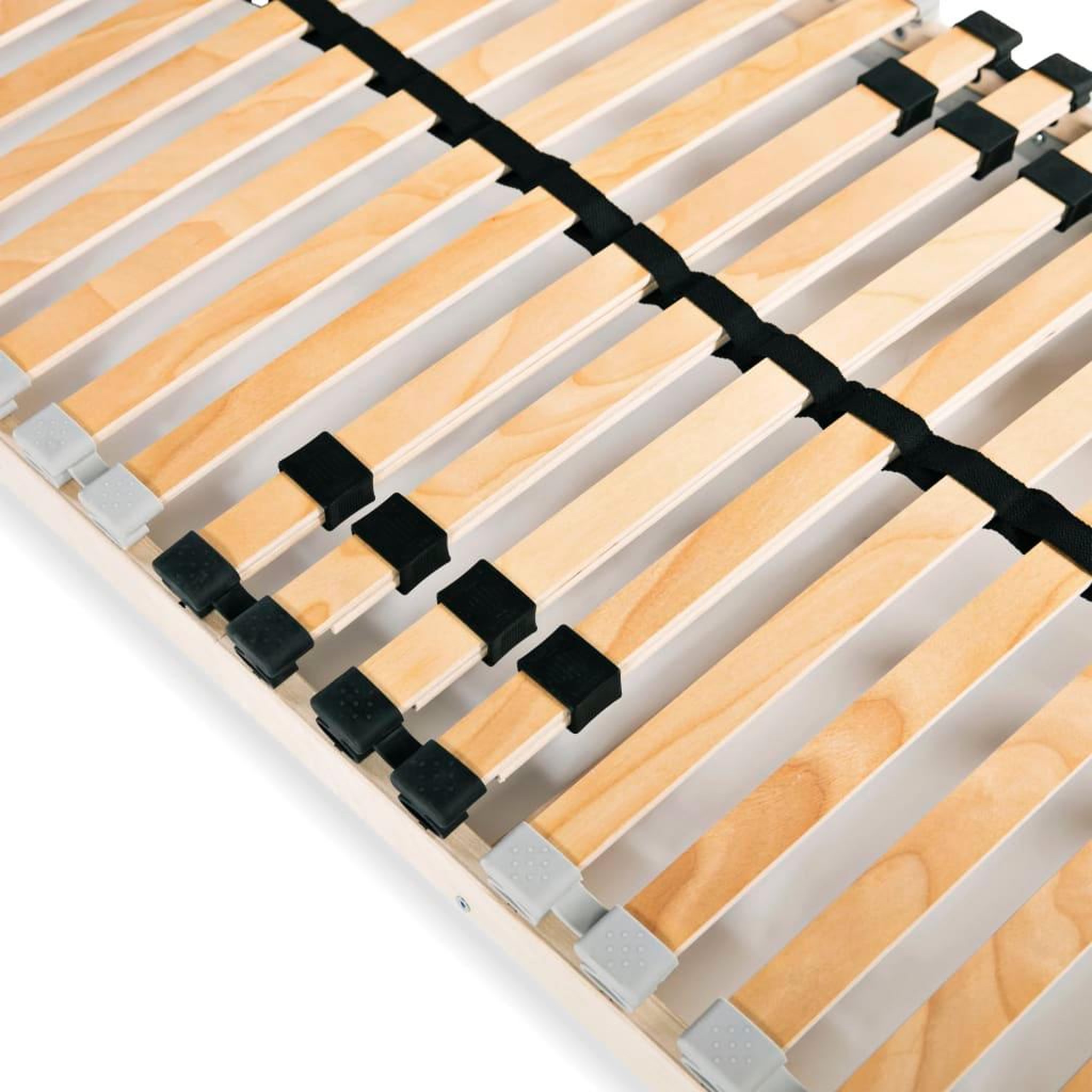 Voir la diapositive 4 : VIDAXL Sommier a lattes sans matelas avec 28 lattes 7 zones 80x200 cm