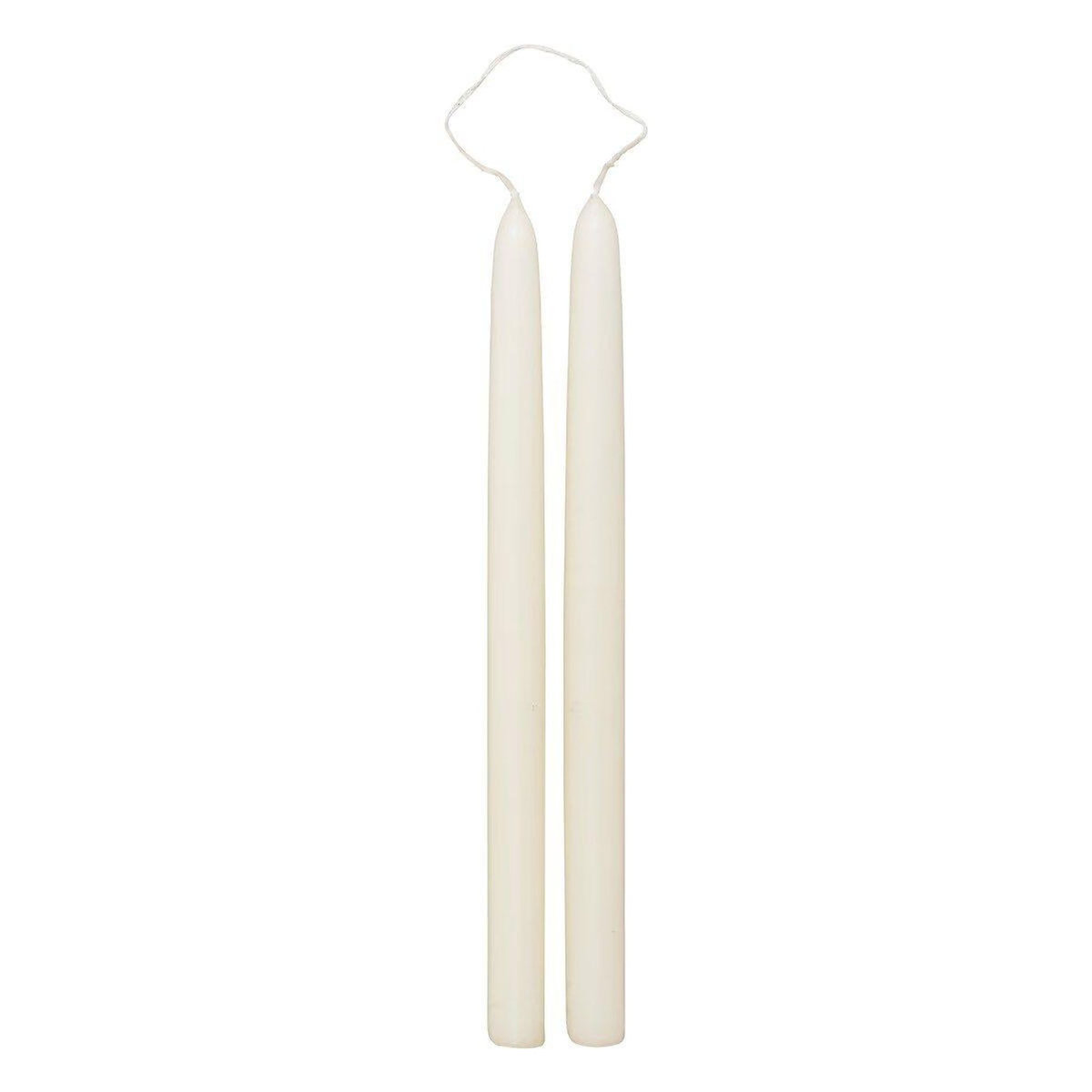 ATMOSPHERA Lot de 2 Bougies Bâton  Hugo  30cm Ivoire