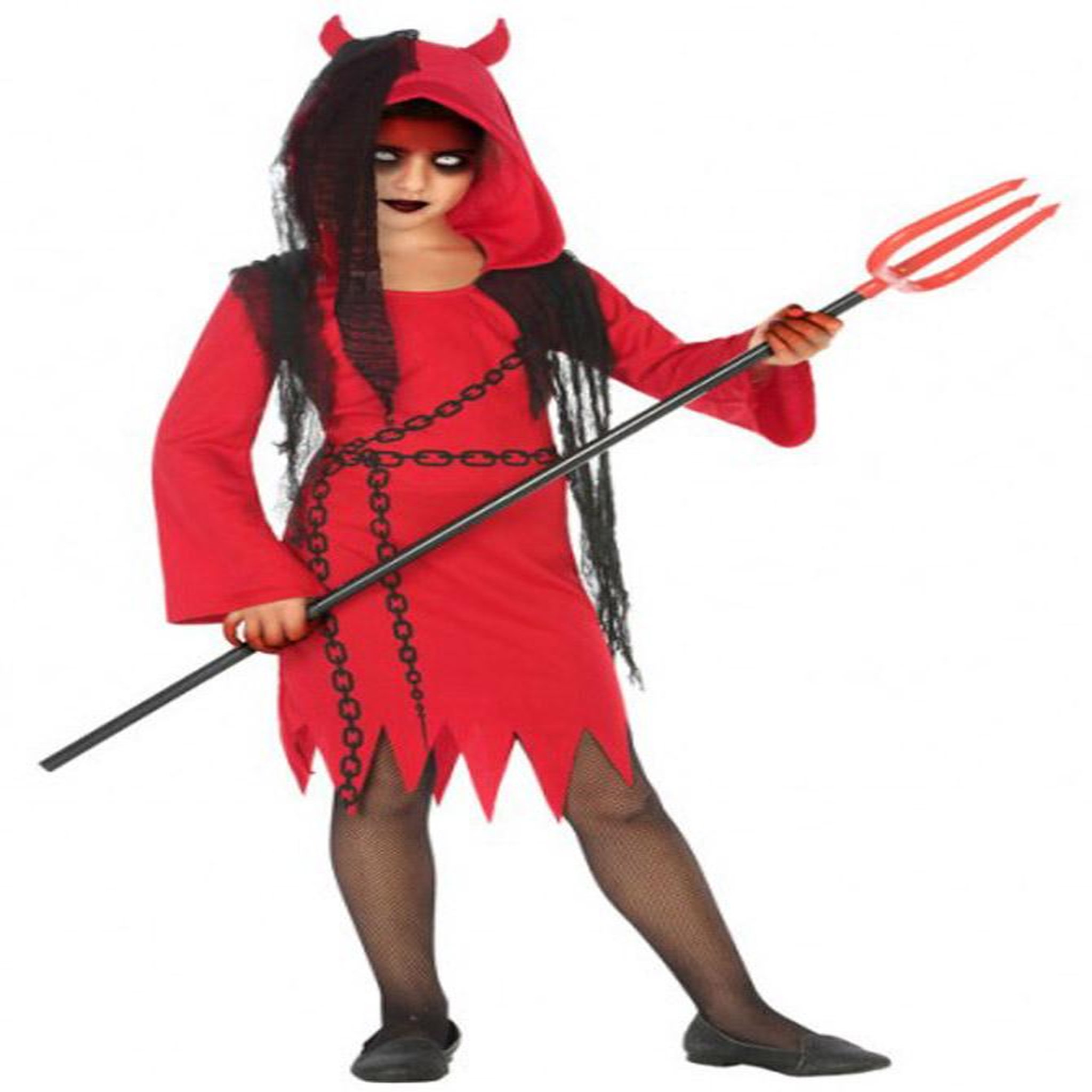 ATOSA Déguisement de Démon - Fille - 5/6 ans (110 à 116 cm)