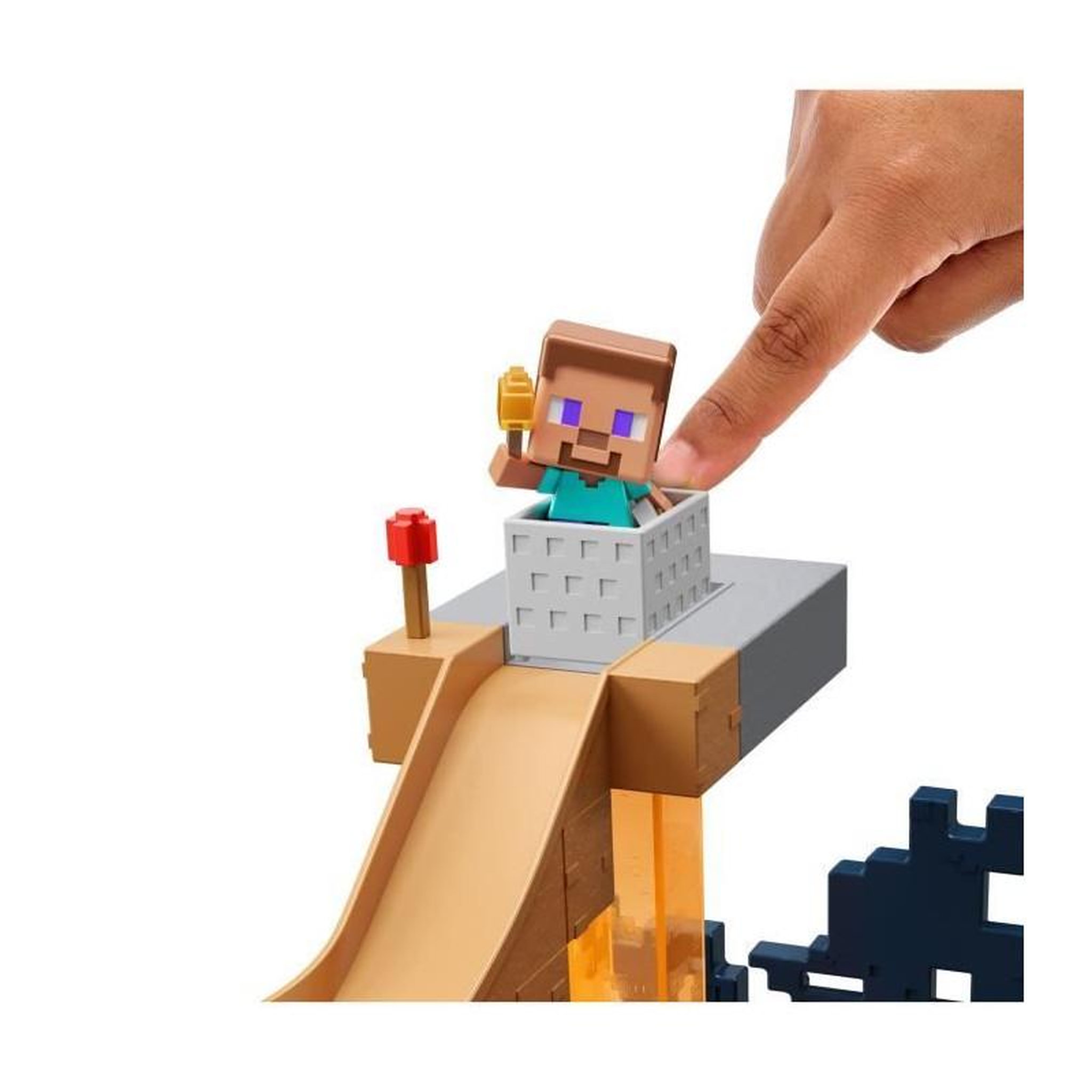 Voir la diapositive 4 : MINECRAFT Minecraft-Coffret L'Ascension de Warden et ses Mini-Figurines HXT72