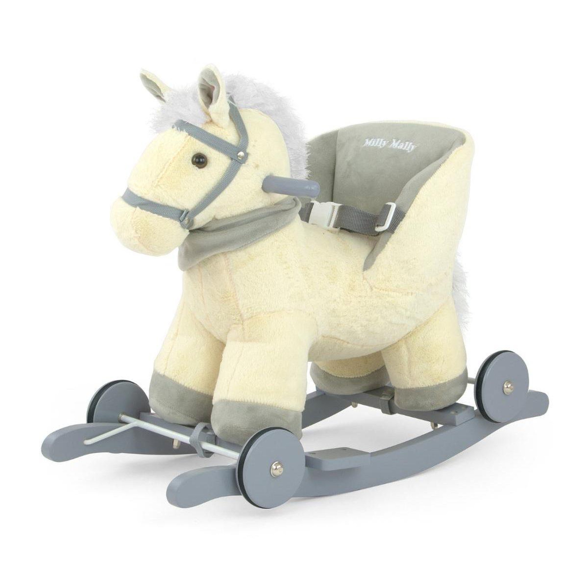 MILLY MALLY Cheval à bascule  polly beige