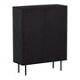 Voir la diapositive 1 : Paris Prix Buffet Design Nervuré  Bjorkon  103cm Noir