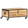 Voir la diapositive 1 : VIDAXL Table basse 70x50x33 cm Bois de manguier massif
