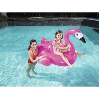 Pack Bouée gonflable flamant rose 142x137x97 cm - Bouée gonflable licorne  201x140x97 cm - Espace Bricolage