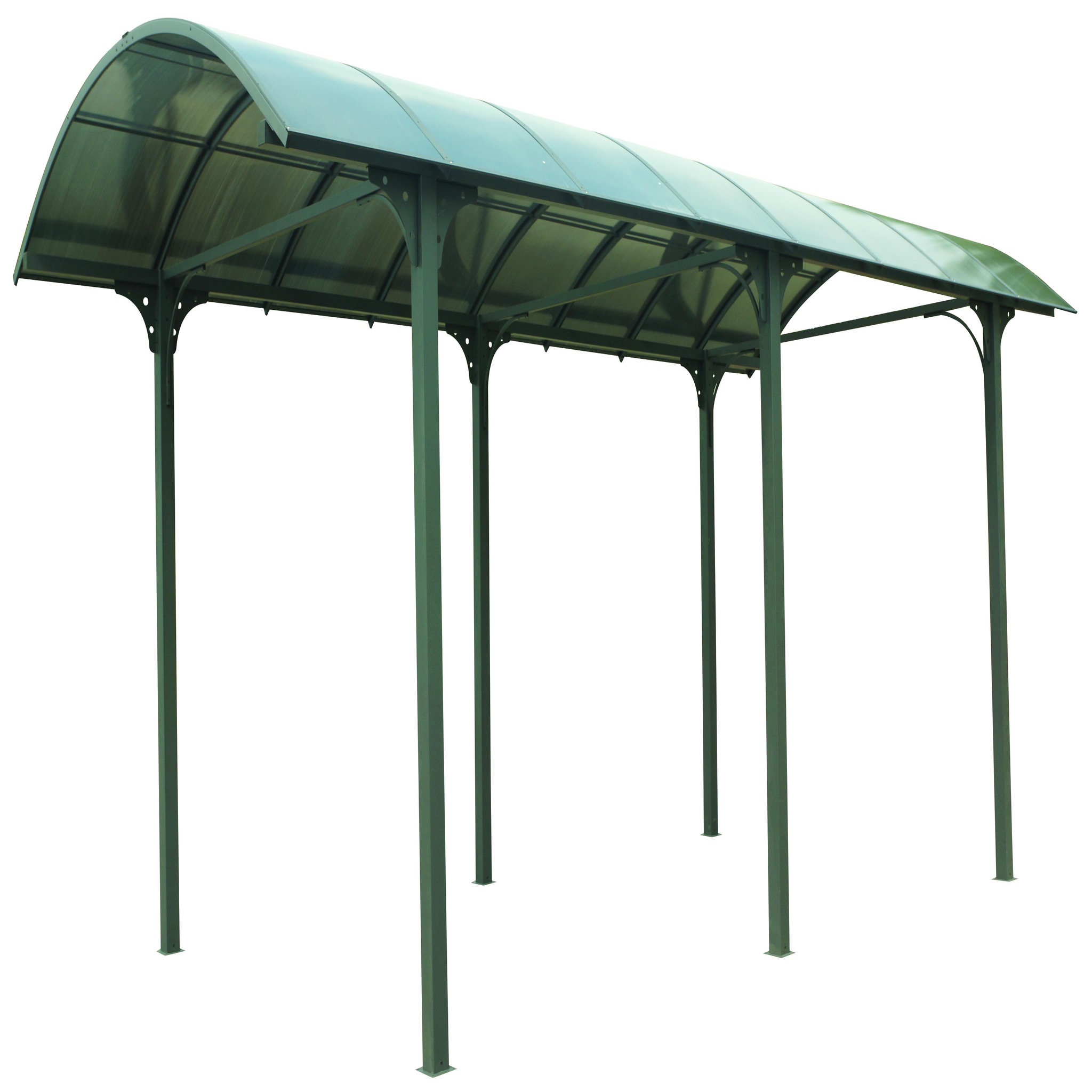 Voir la diapositive 6 : Carport Camping-Car Aluminium - Anthracite - 27,51m² - WIKIPOO
