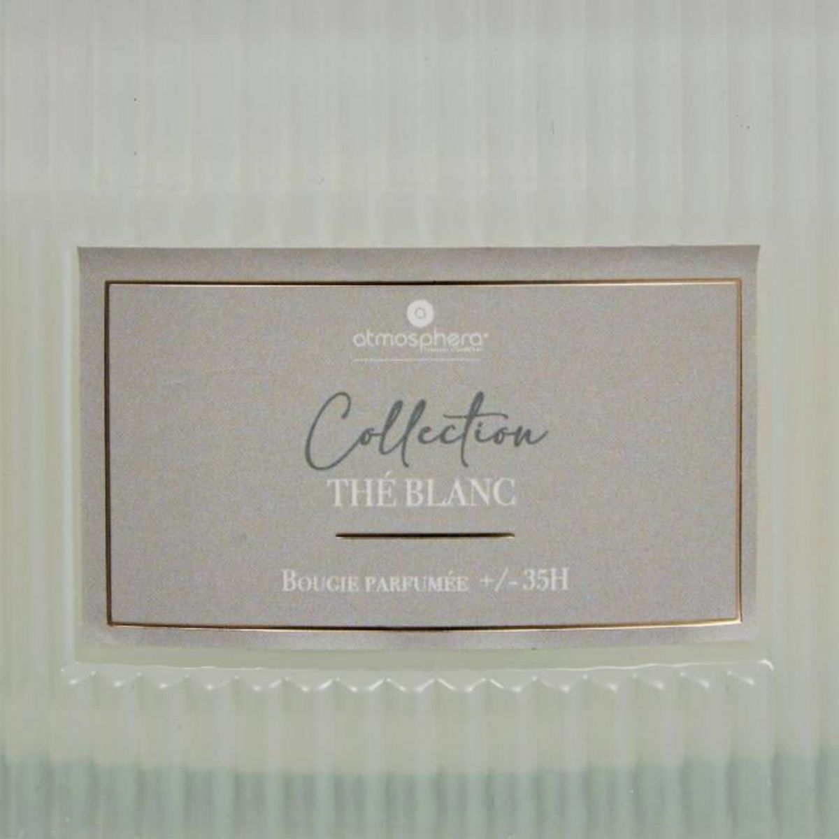 ATMOSPHERA Bougie Parfumée en Verre  Albie  635g Thé Blanc