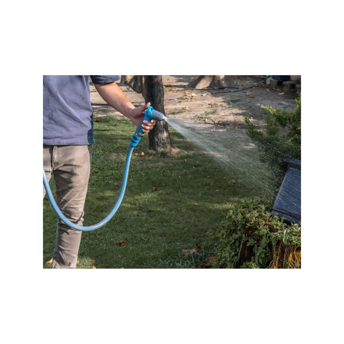 SUAN Pistolet d'arrosage et nettoyage - Suan - 3 jets ajustables - Kit complet avec raccords d'arrosage