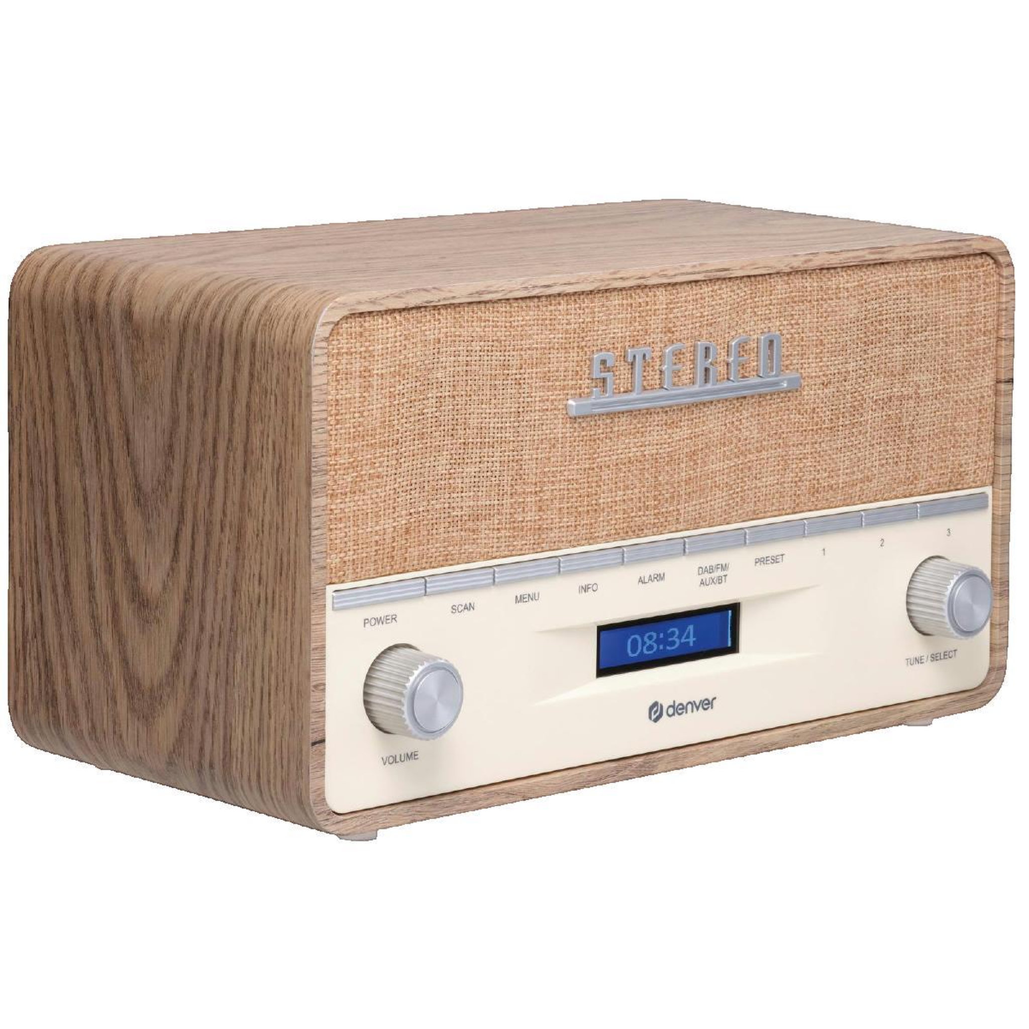 Voir la diapositive 3 : Denver Electronics Radio portable Denver Electronics DAB-36LW avec tuner DAB+/FM