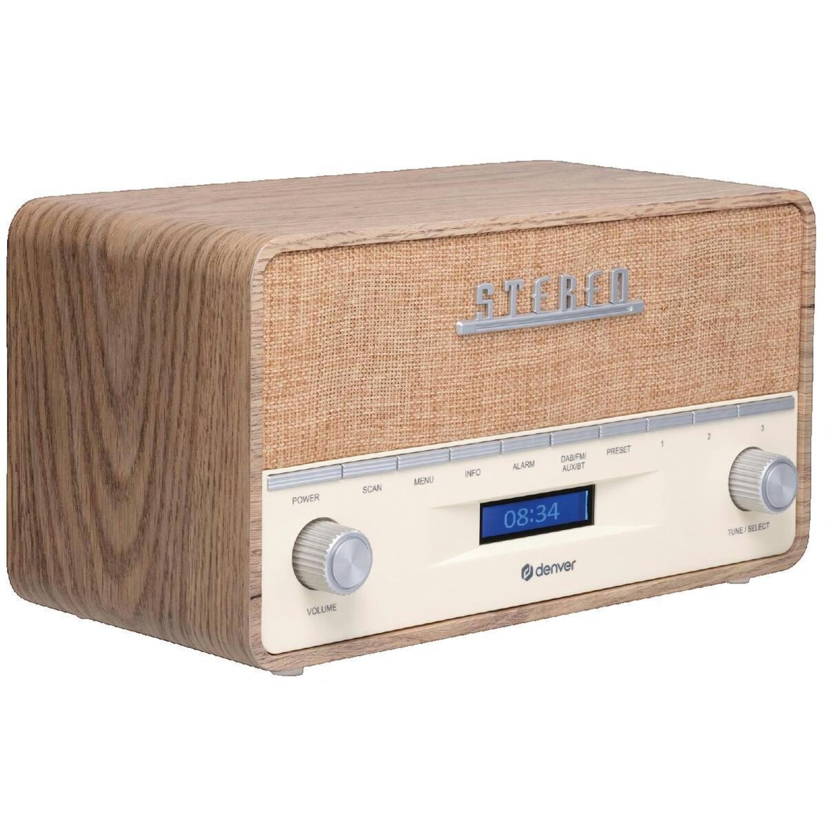 Denver Electronics Radio portable Denver Electronics DAB-36LW avec tuner DAB+/FM