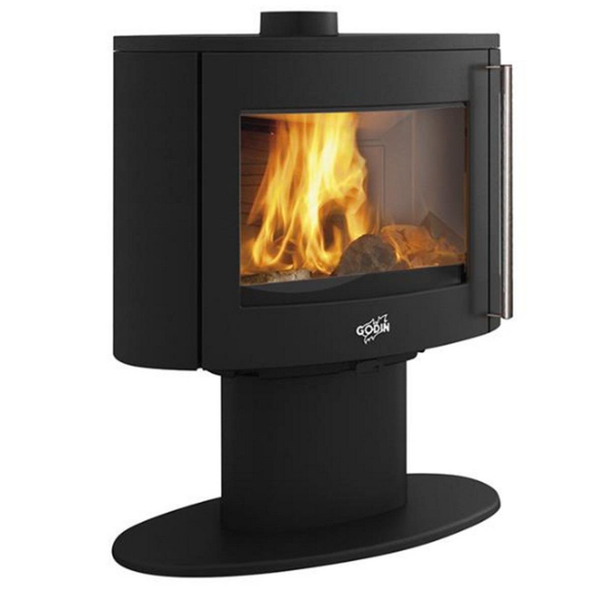 Godin Poêle à bois 9kw - 388243PEINTANTHRACITE