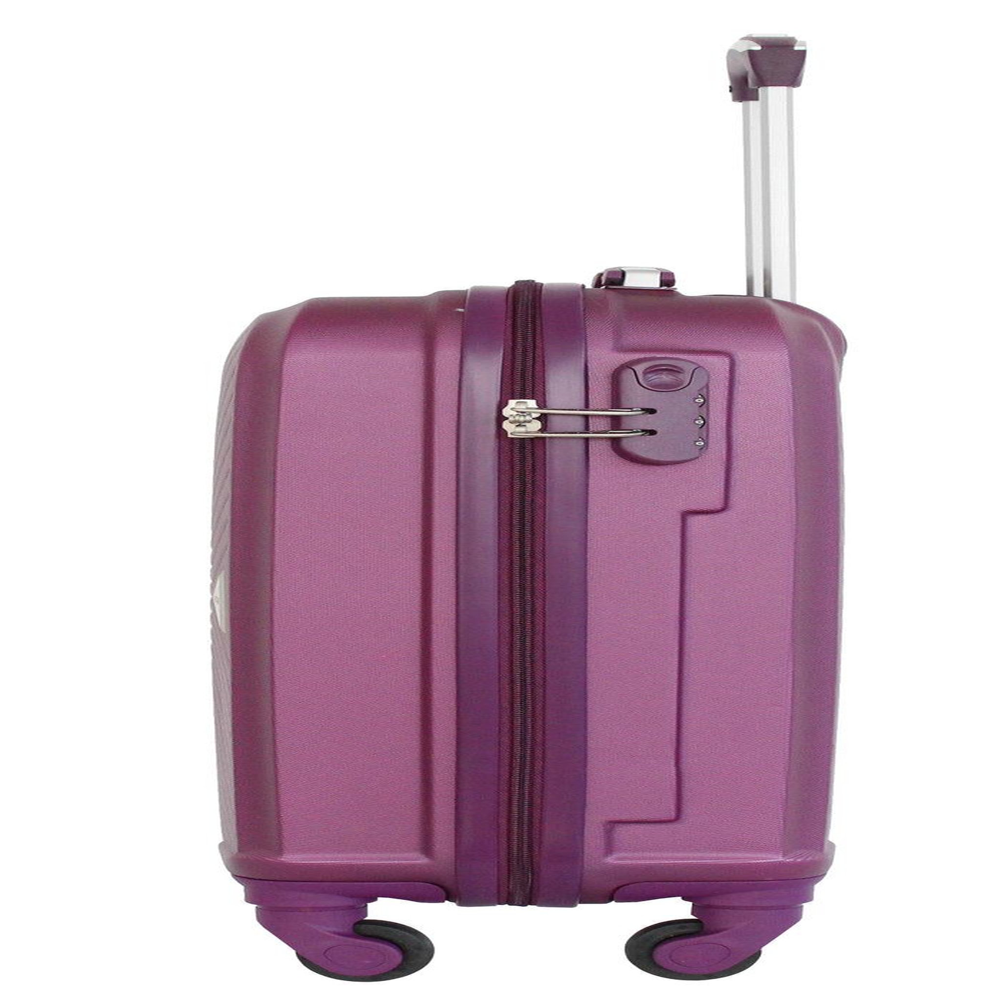 Voir la diapositive 2 : Alistair Valise cabine Alistair - Collection Iron - 4 roues - ABS ultra résistant - Noir
