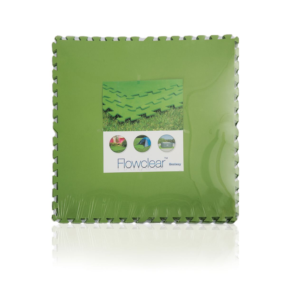 BESTWAY Lot de 9 tapis de protection pré formés