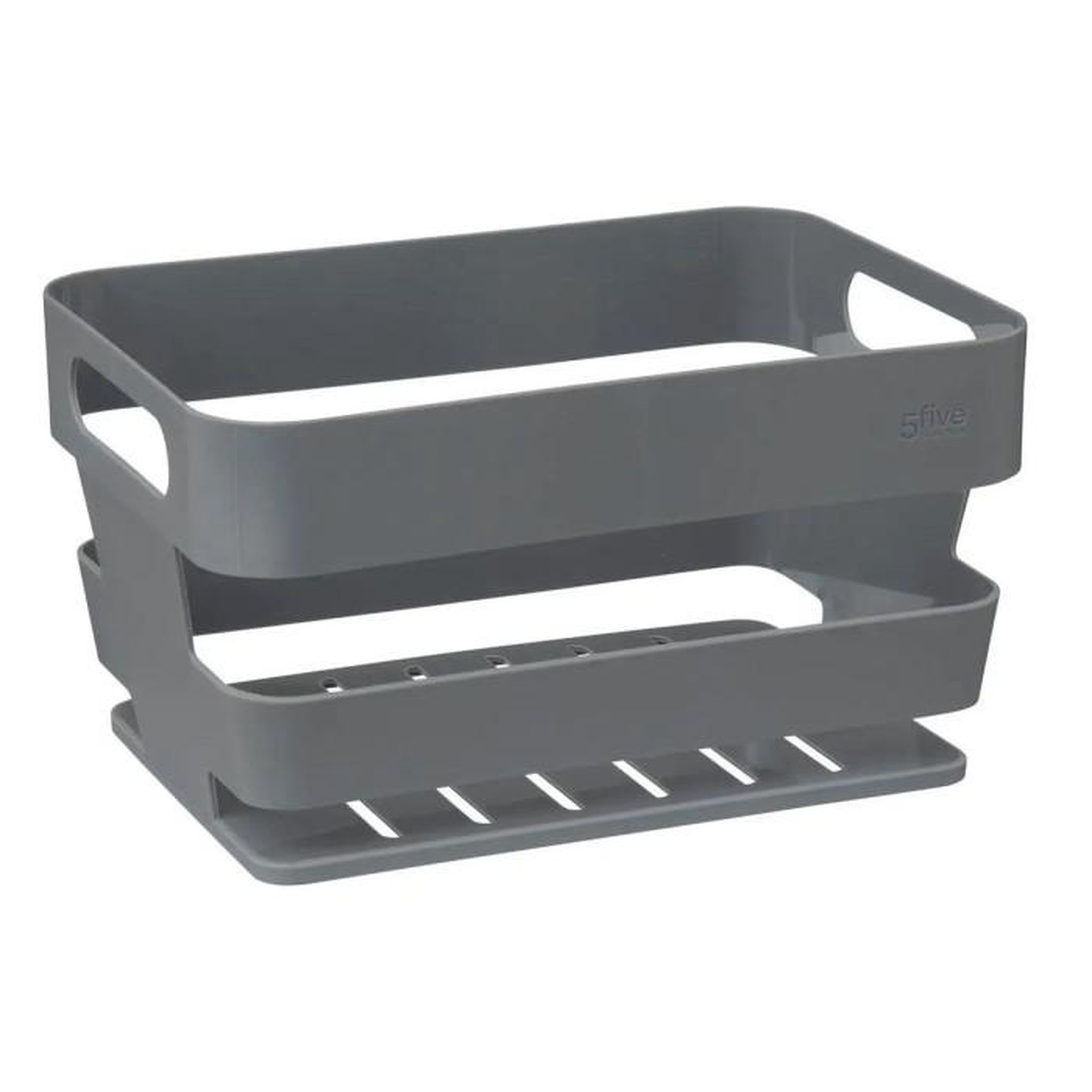 FIVE Panier de Salle de Bain  Bath'n Store  28cm Gris