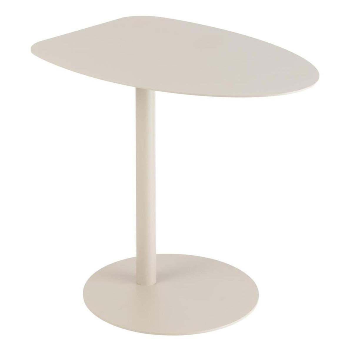 Paris Prix Table d'Appoint en Métal  Ice  55cm Gris