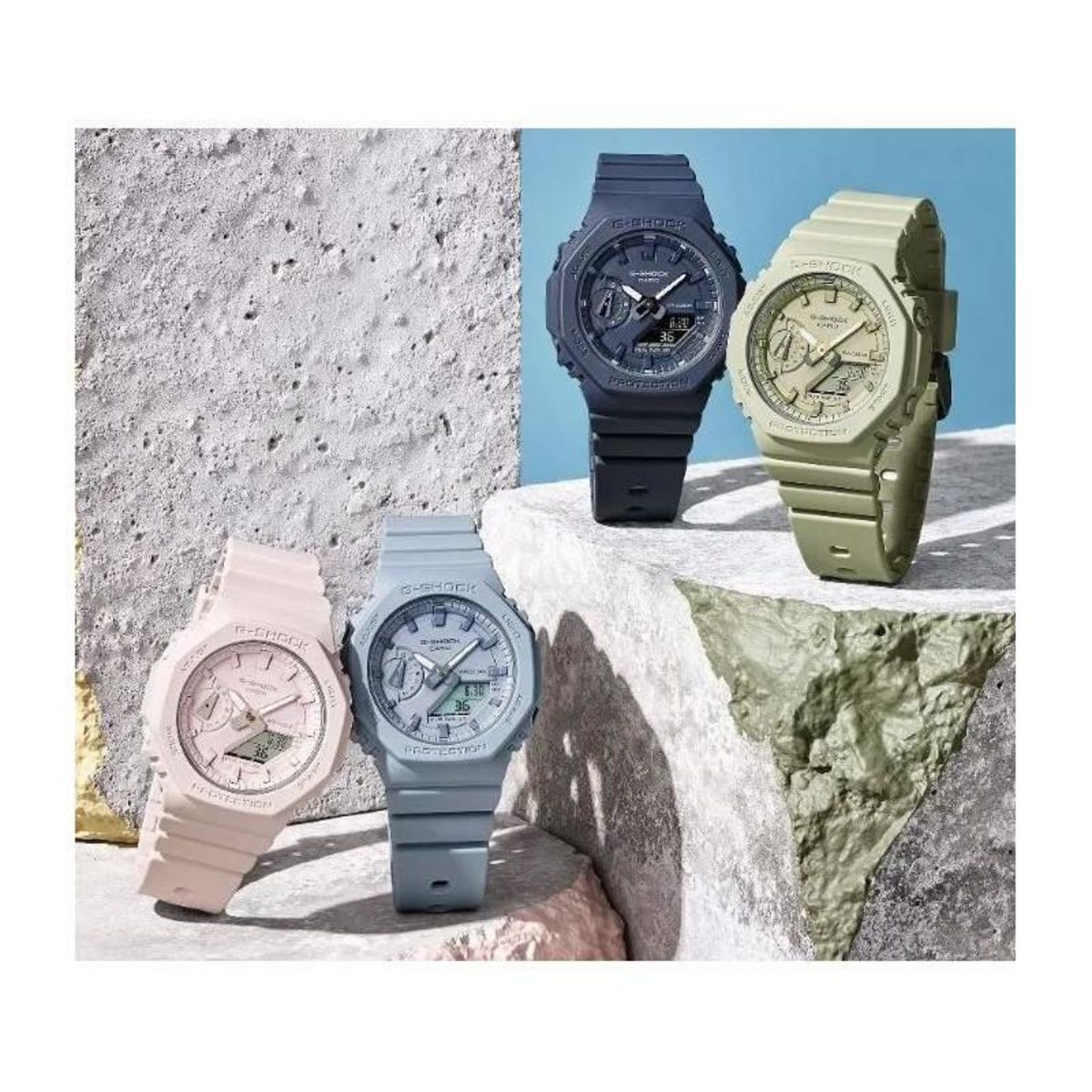 CASIO Montre - CASIO - G-Shock Classic - Femme - Rose - Résine - Digital