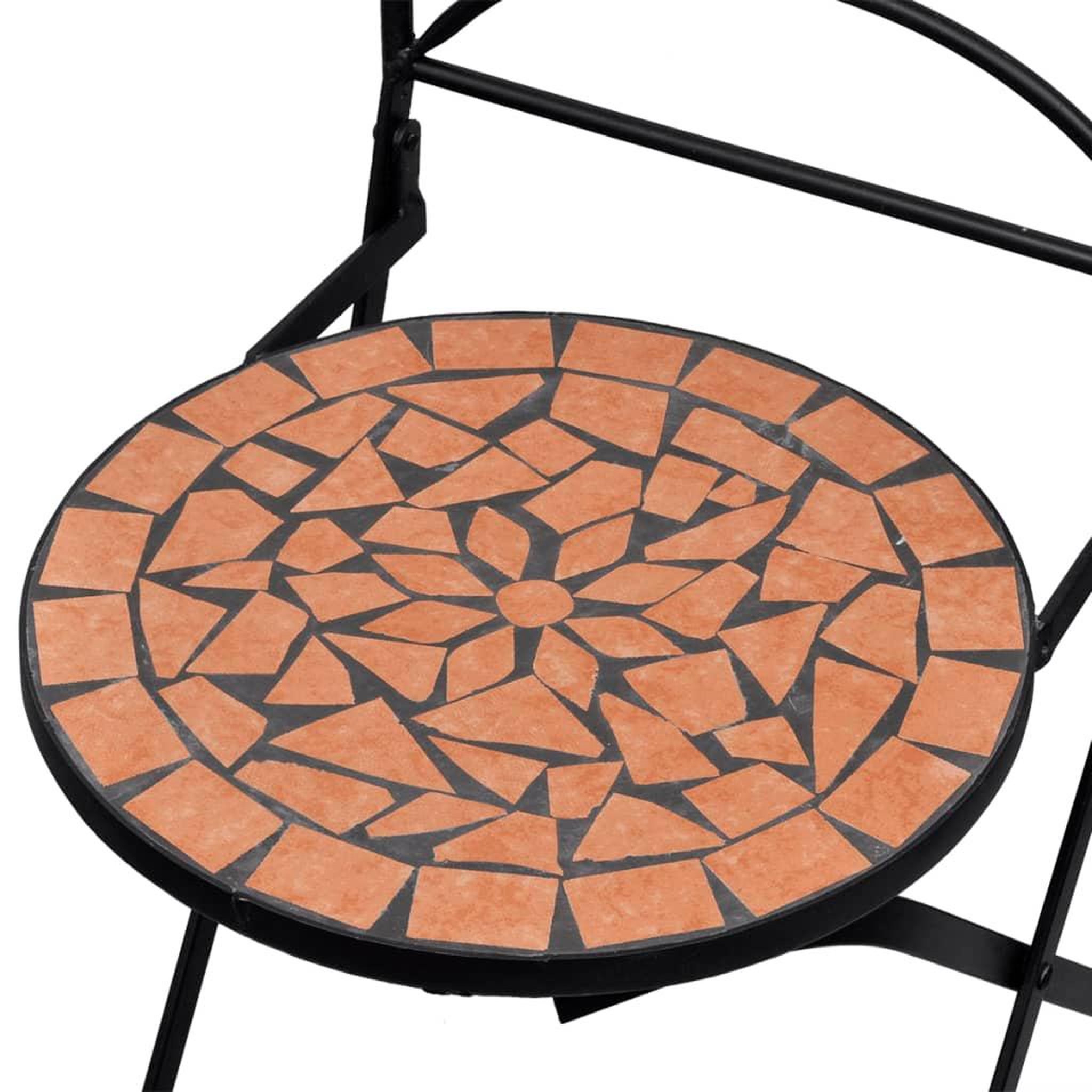 Voir la diapositive 5 : VIDAXL Chaises pliables de bistro 2 pcs Ceramique Terre cuite