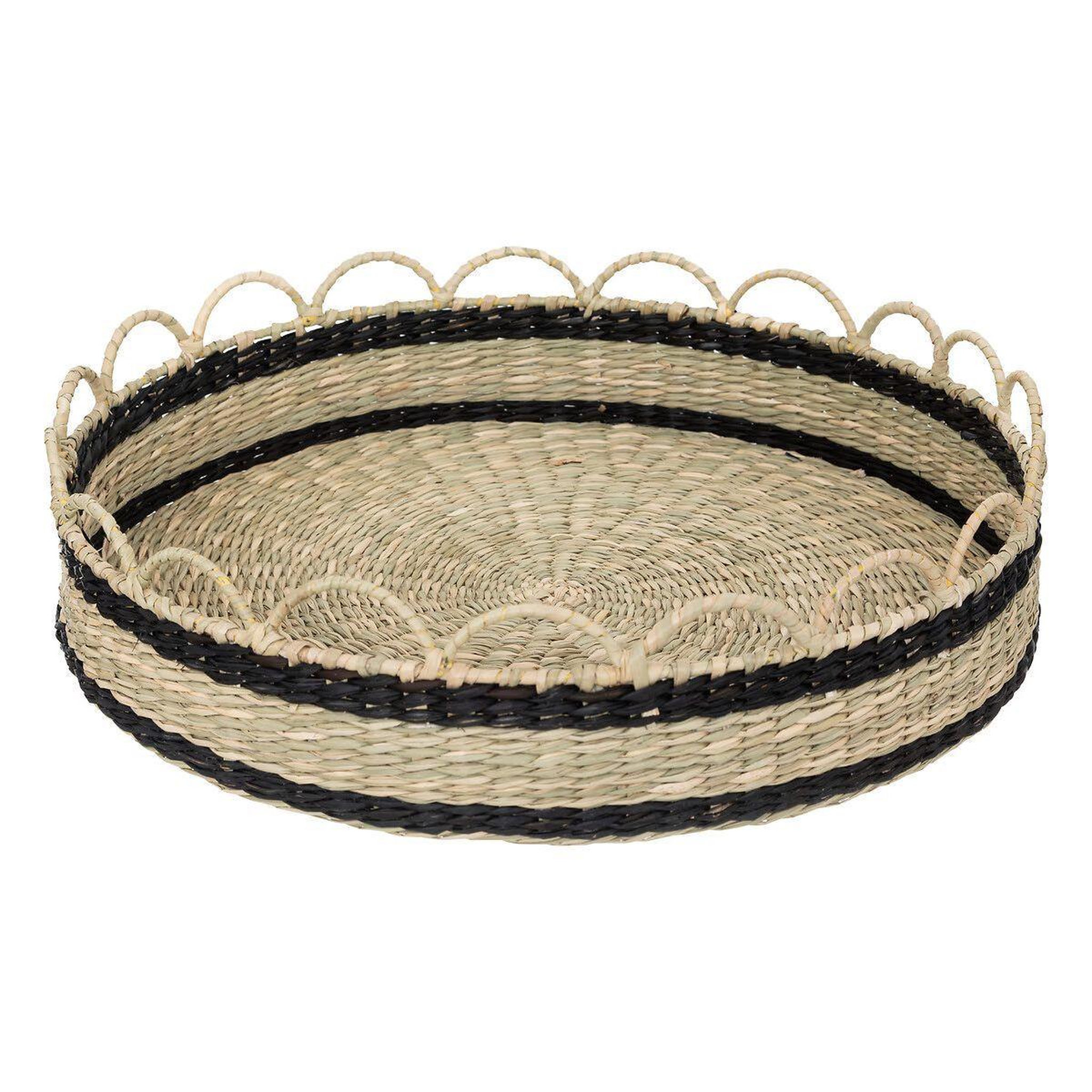Voir la diapositive 1 : ATMOSPHERA Plateau de Service  Jada  35cm Naturel