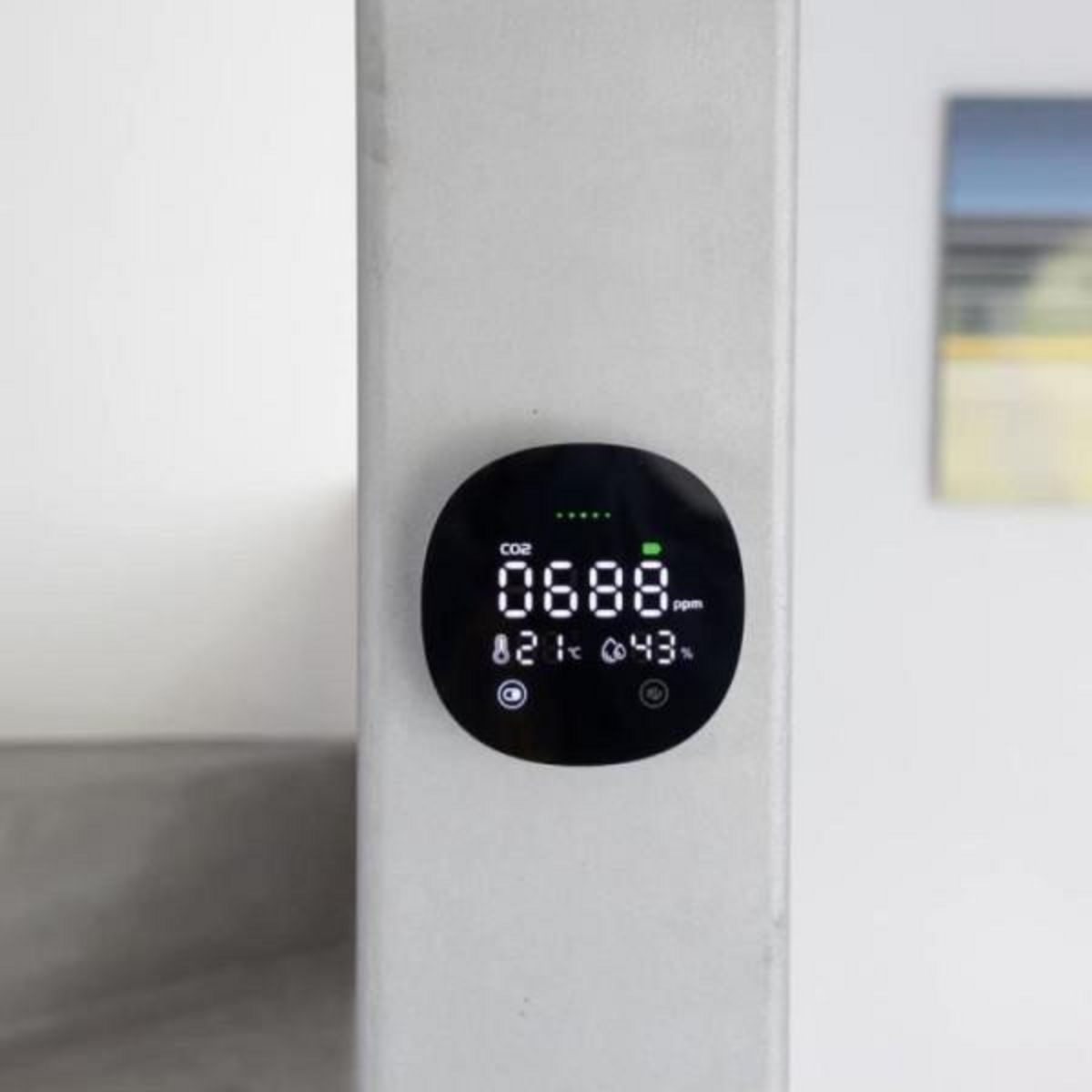 CHACON Détecteur de CO2 - CHACON - Filaire - Blanc