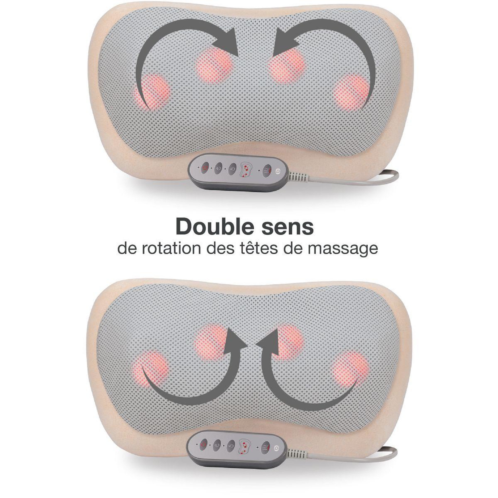 Voir la diapositive 4 : ESSENTIEL B Coussin massant chauffant ECM1 eden cushion
