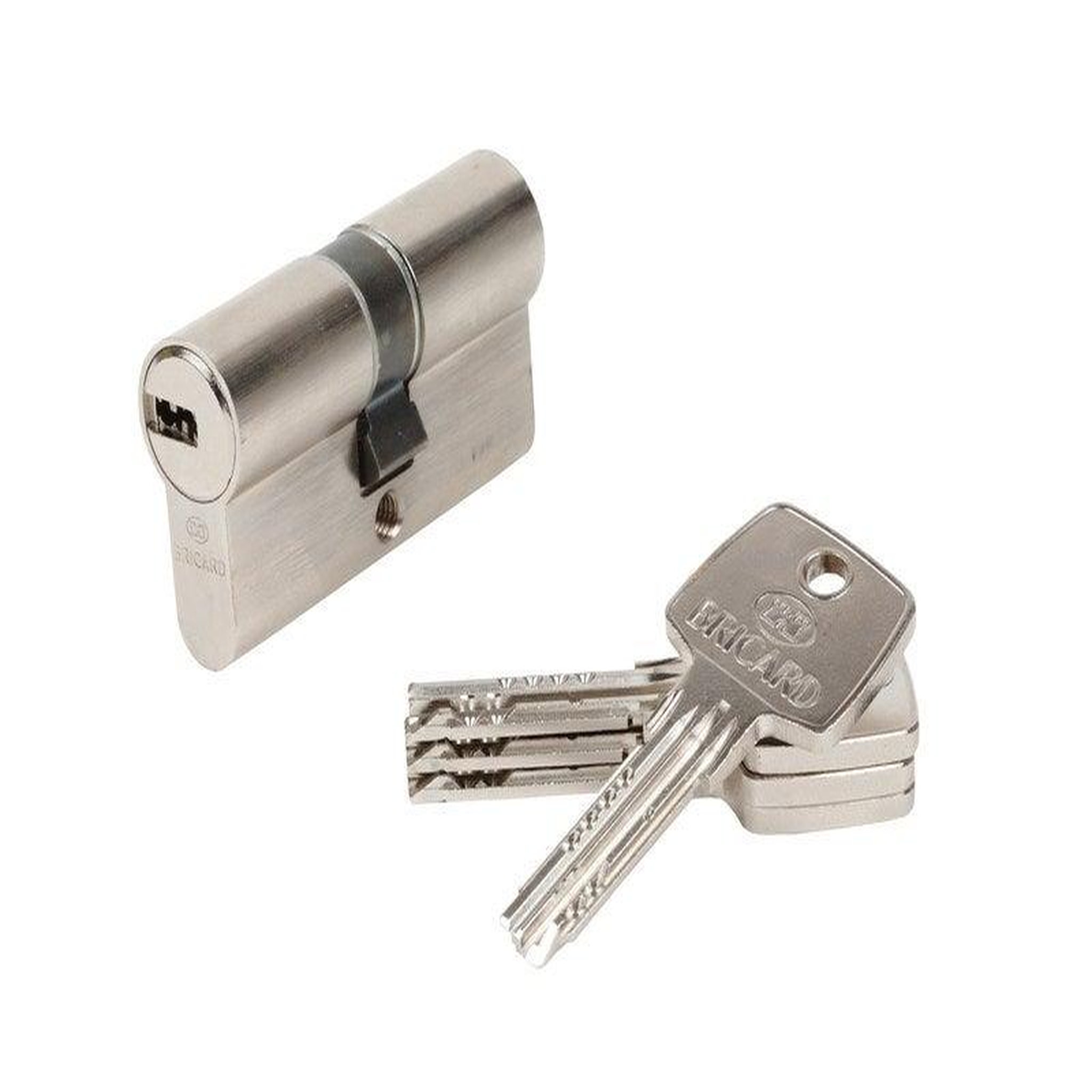 CENTRALE BRICO Cylindre de serrure BRICARD astral debrayable L.30 + 30 mm 5 cles