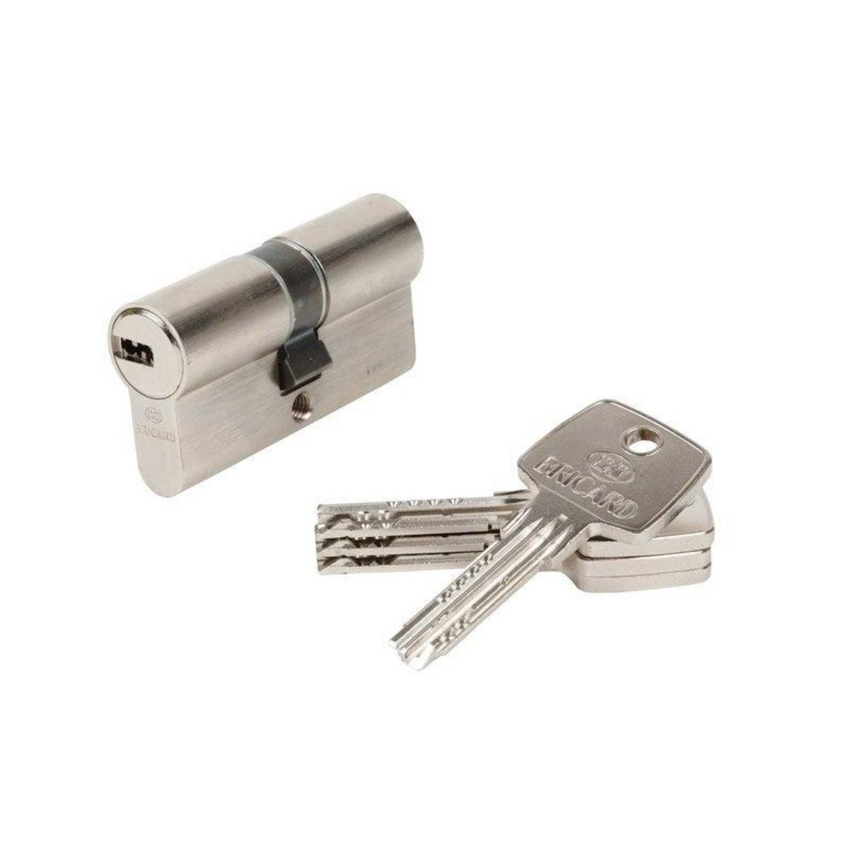 CENTRALE BRICO Cylindre de serrure BRICARD astral debrayable L.30 + 30 mm 5 cles