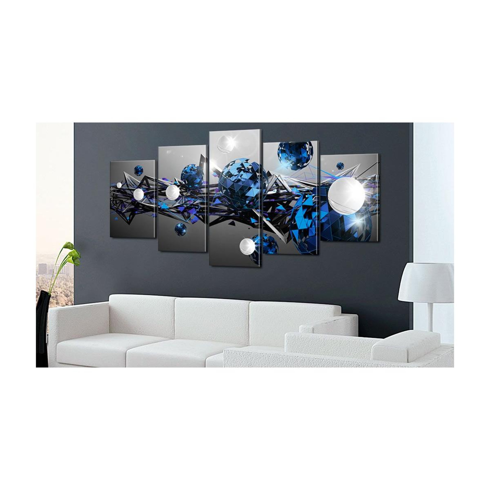 Voir la diapositive 2 : Paris Prix Tableau imprimé  geometric milky way