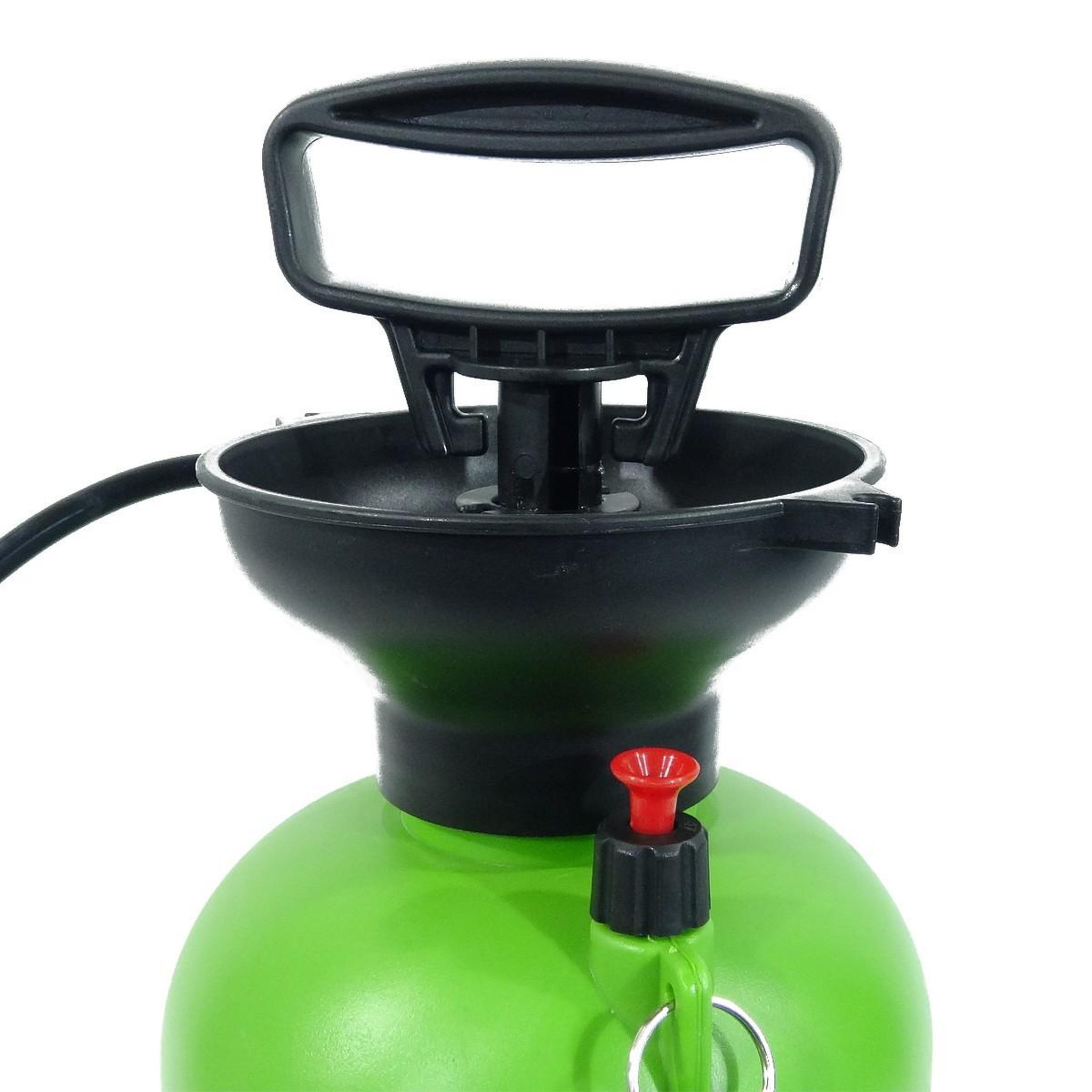 Voir la diapositive 2 : VITO Garden Pulvérisateur 5l lance 60cm poignée tuyau 1.20m pression manuelle spray et jet vito