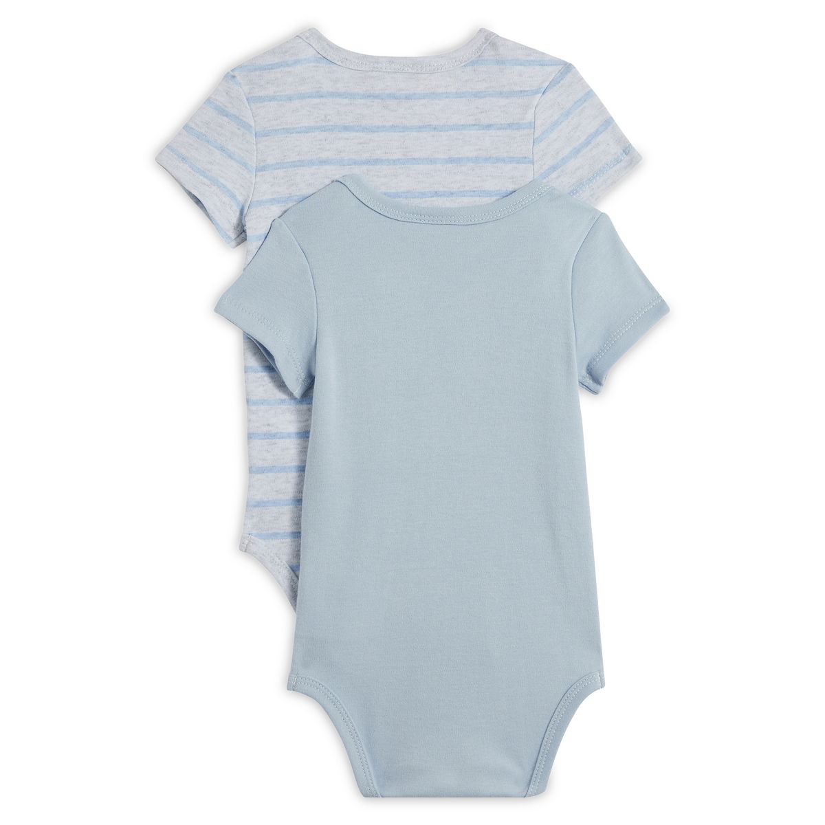 INEXTENSO Lot de 2 bodies manches courtes bébé garçon