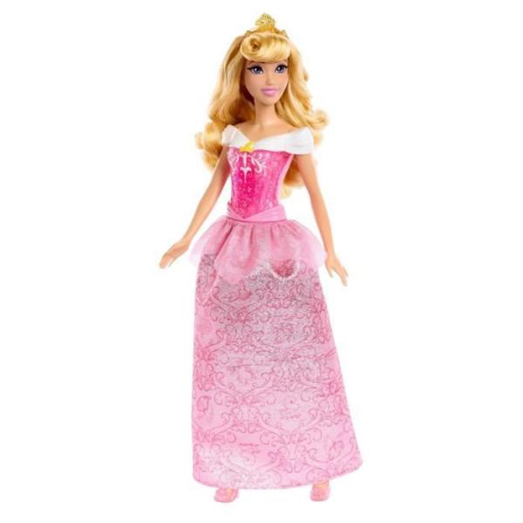 Voir la diapositive 2 : DISNEY PRINCESS Aurore Poupée 29 cm, Mattel Poupée Disney Princesses habillage et accessoires HLW09