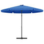 Voir la diapositive 4 : VIDAXL Parasol de jardin avec mat en acier 300 cm Bleu azure