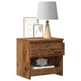 Voir la diapositive 1 : VIDAXL Table de chevet vieux bois 40x30x39 cm bois d'ingenierie