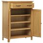 Voir la diapositive 5 : VIDAXL Armoire a chaussures 76x37x105 cm Bois de chene solide