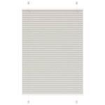 VIDAXL Store plisse gris clair 95x150 cm largeur du tissu 94,4 cm