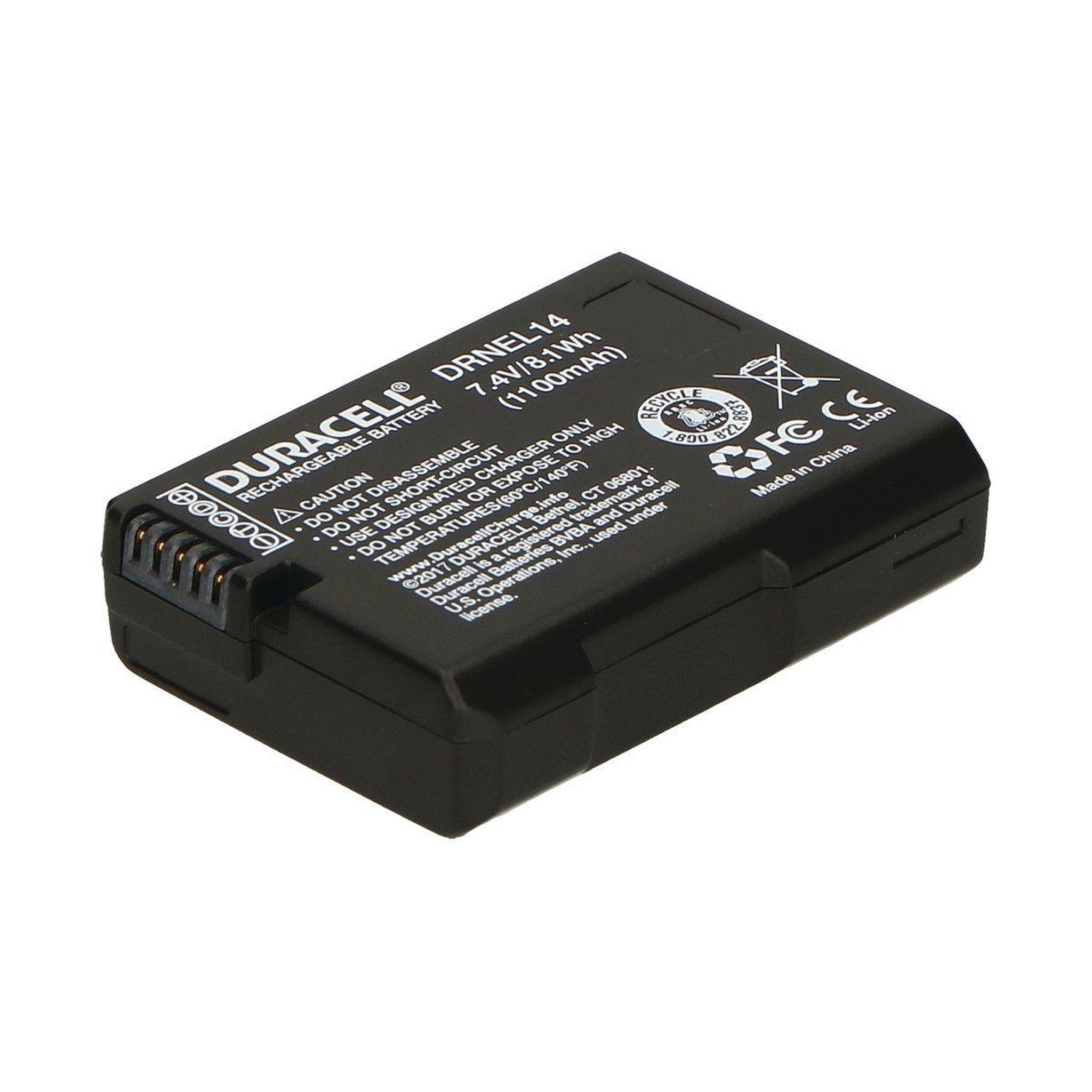 Voir la diapositive 2 : Duracell Batterie en-el14 / en-el14a