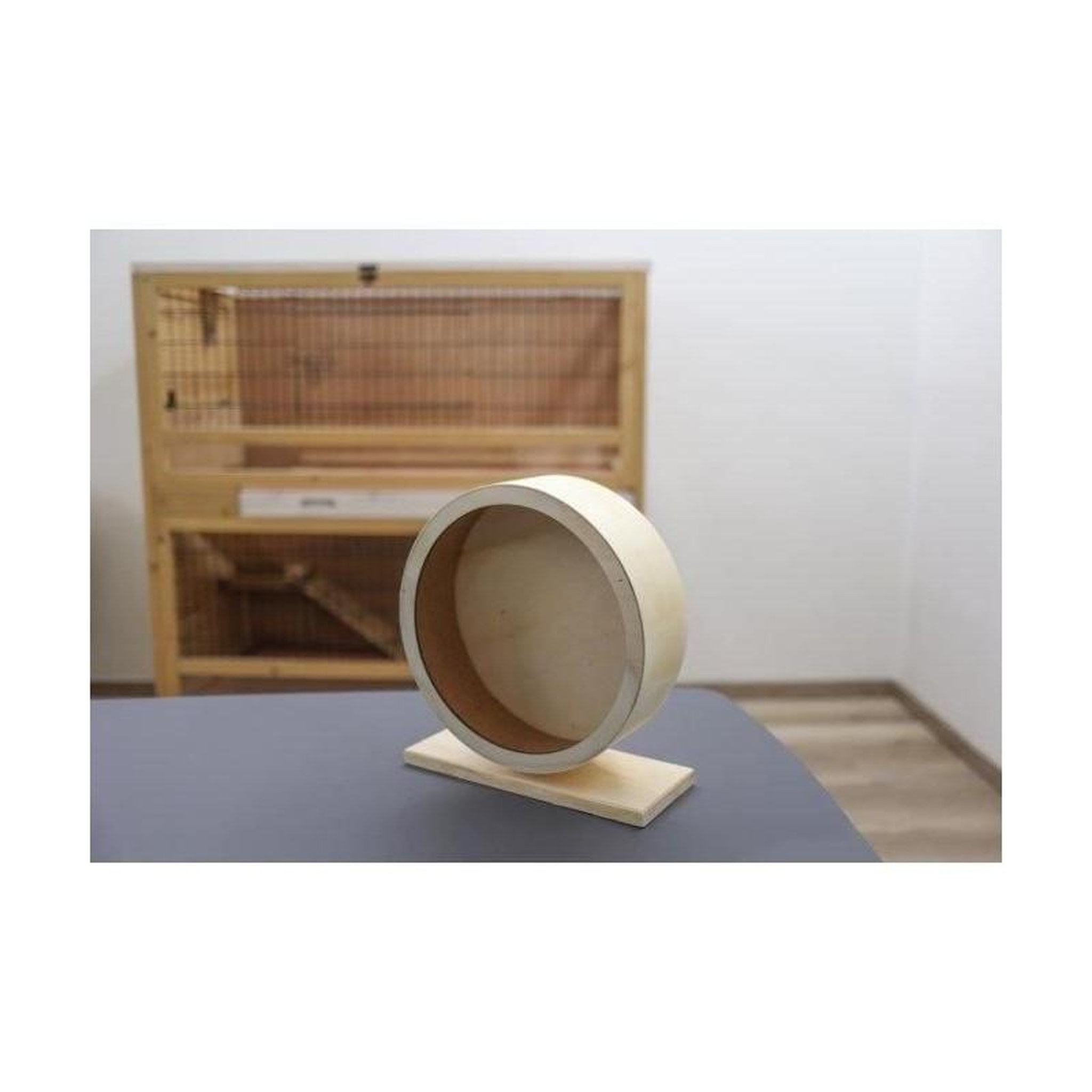 Voir la diapositive 3 : KERBL Roue pour petit rongeur - KERBL - Bois - Ø22 cm
