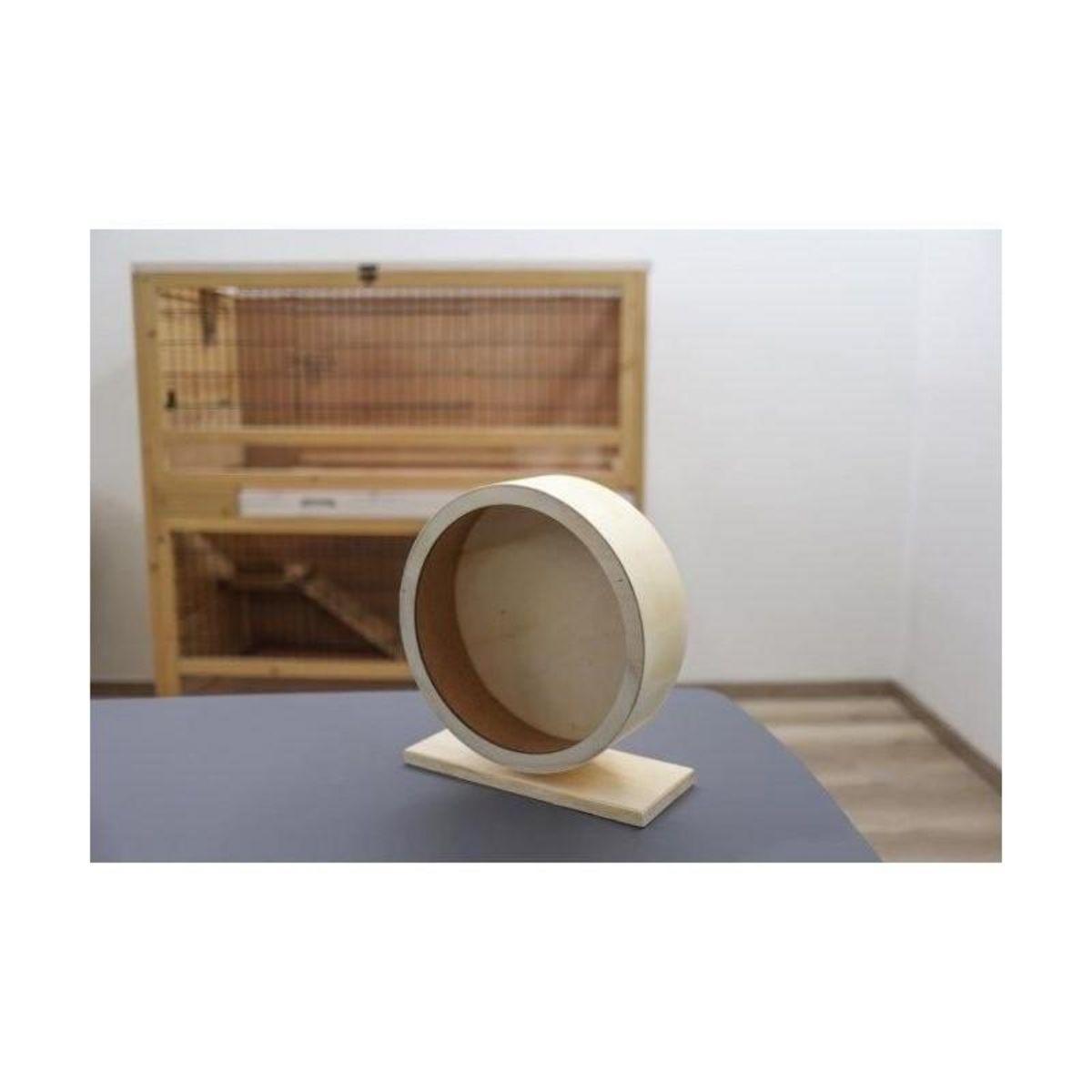 KERBL Roue pour petit rongeur - KERBL - Bois - Ø22 cm