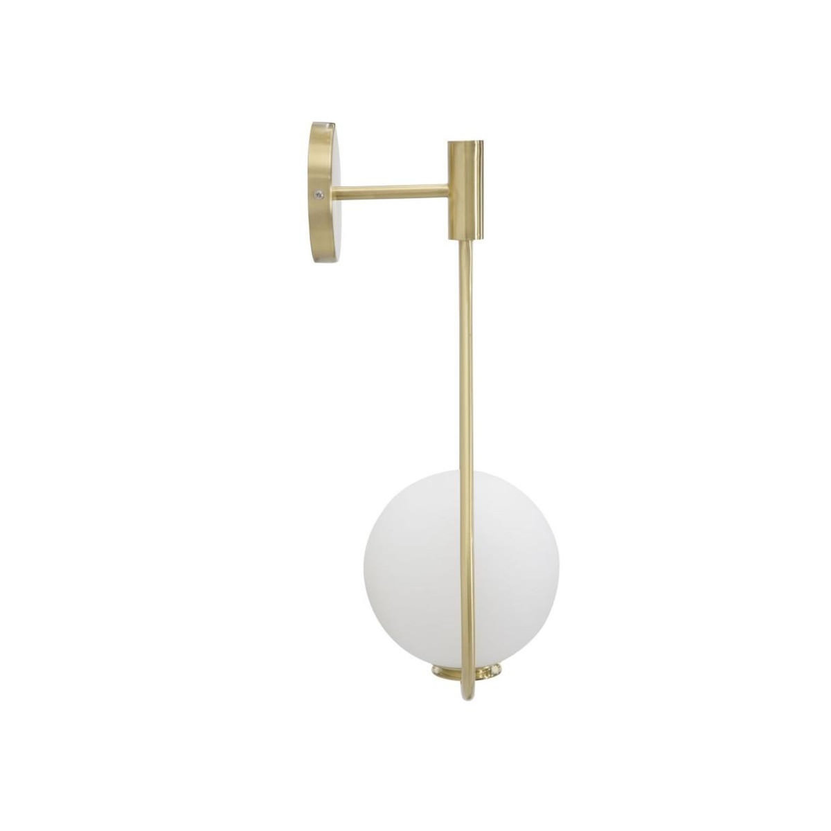 Paris Prix Applique Murale Design  Glamy  52cm Or & Blanc
