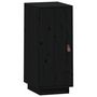 Voir la diapositive 2 : VIDAXL Buffet Noir 34x40x75 cm Bois massif de pin