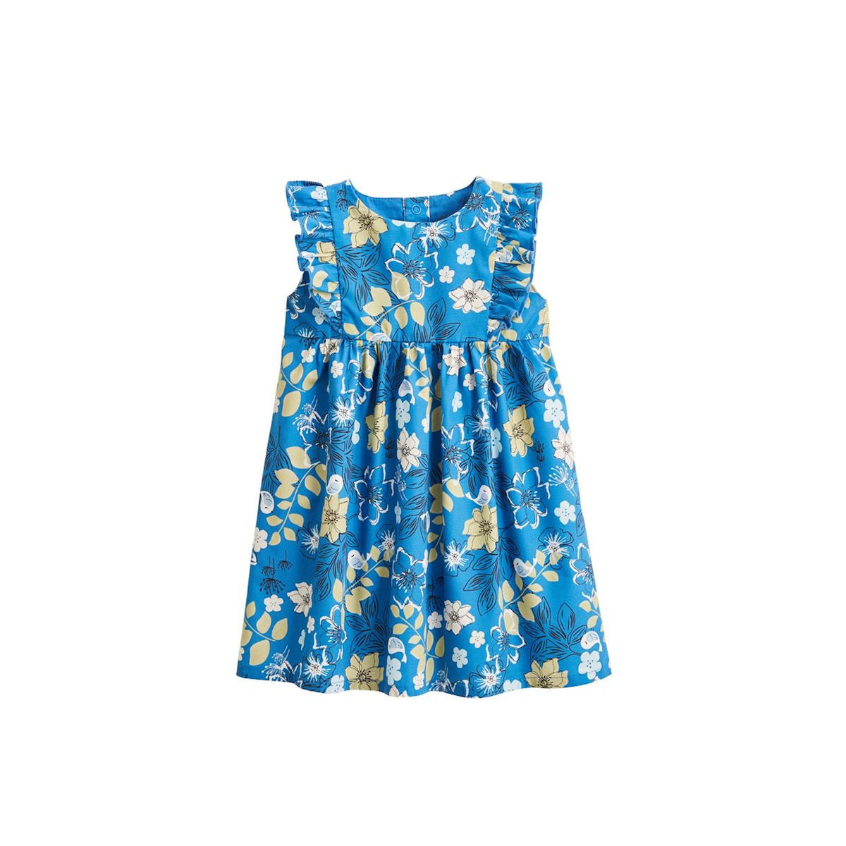 Petit Béguin Robe bébé en popeline Flora