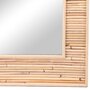 FORNORD Miroir koné rotin et bambou 45x55 cm