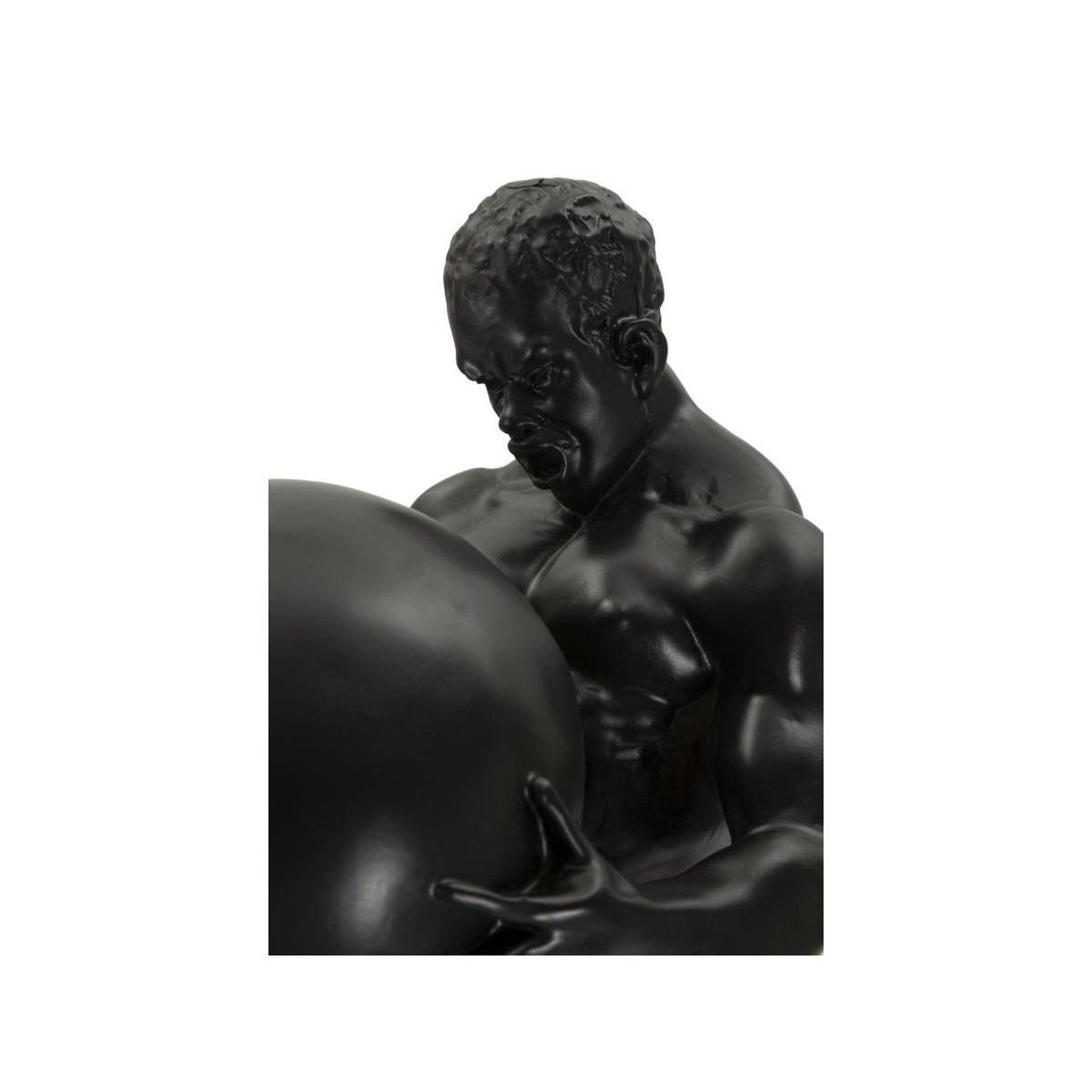 Voir la diapositive 4 : Paris Prix Statuette homme athlétique  atlas  43cm noir