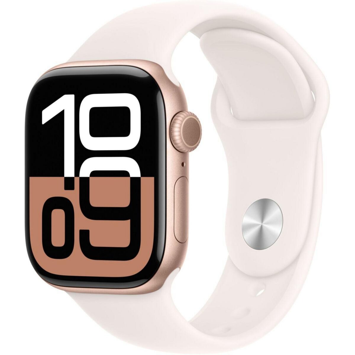 APPLE Montre connectée Serie 10 46mm Alu/Or Rose S/M Cellular