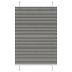 VIDAXL Store plisse anthracite 100x150 cm largeur du tissu 99,4 cm