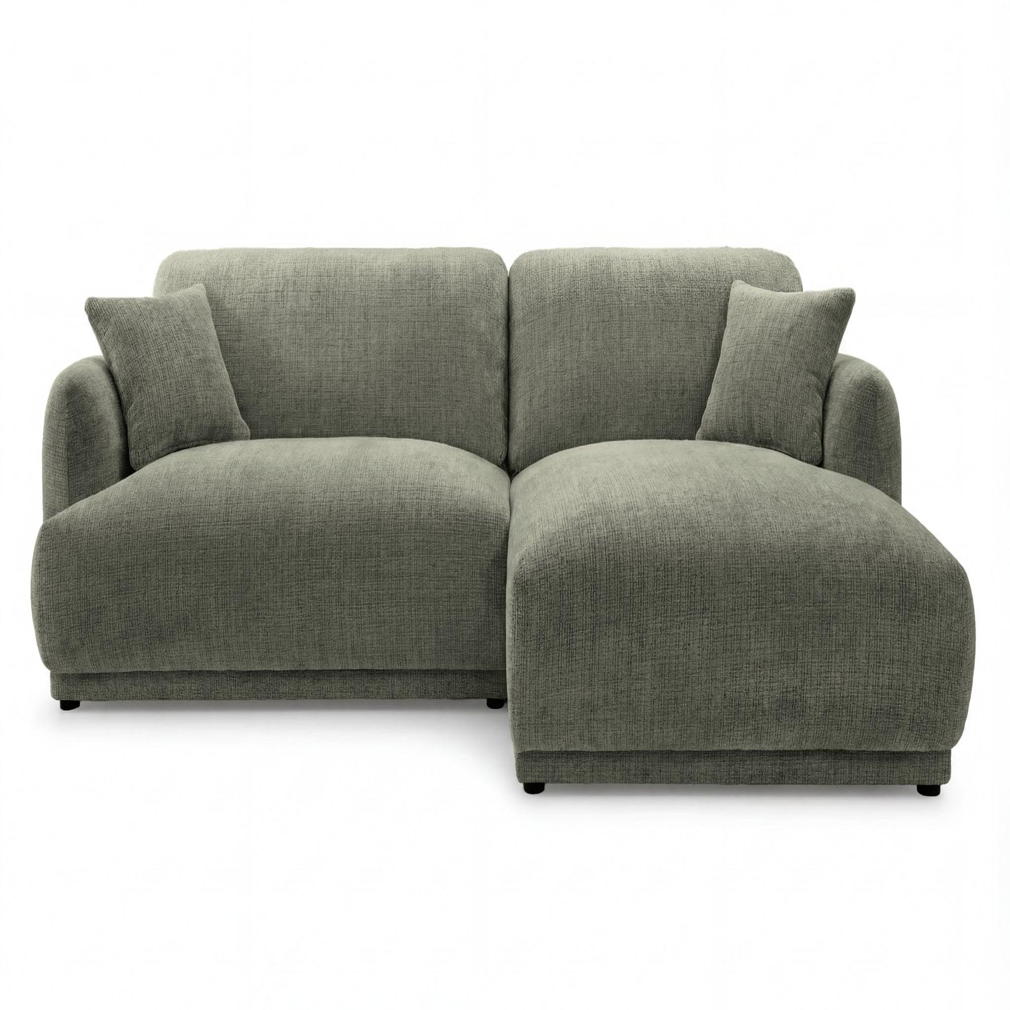 Voir la diapositive 1 : CASANOVA PARIS Rosalie - canapé d'angle tissu chenille