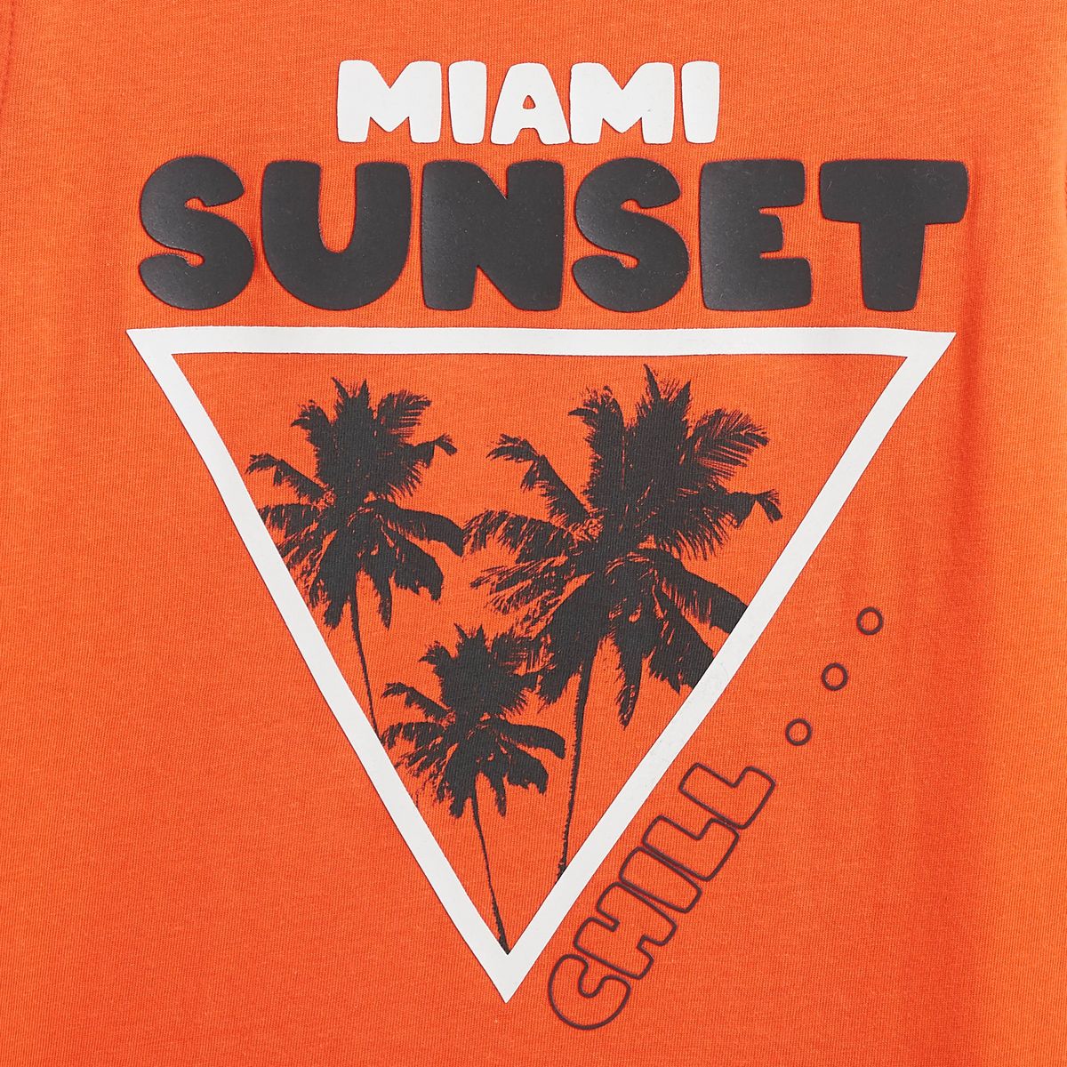 INEXTENSO T-shirt manches courtes palmiers garçon