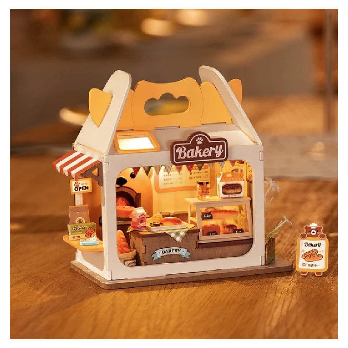 ROBOTIME Maison Miniature Teddy s Breadbox