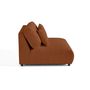 Voir la diapositive 3 : LISA DESIGN Garance - module d'assise 2 places sans accoudoirs - en velours côtelé