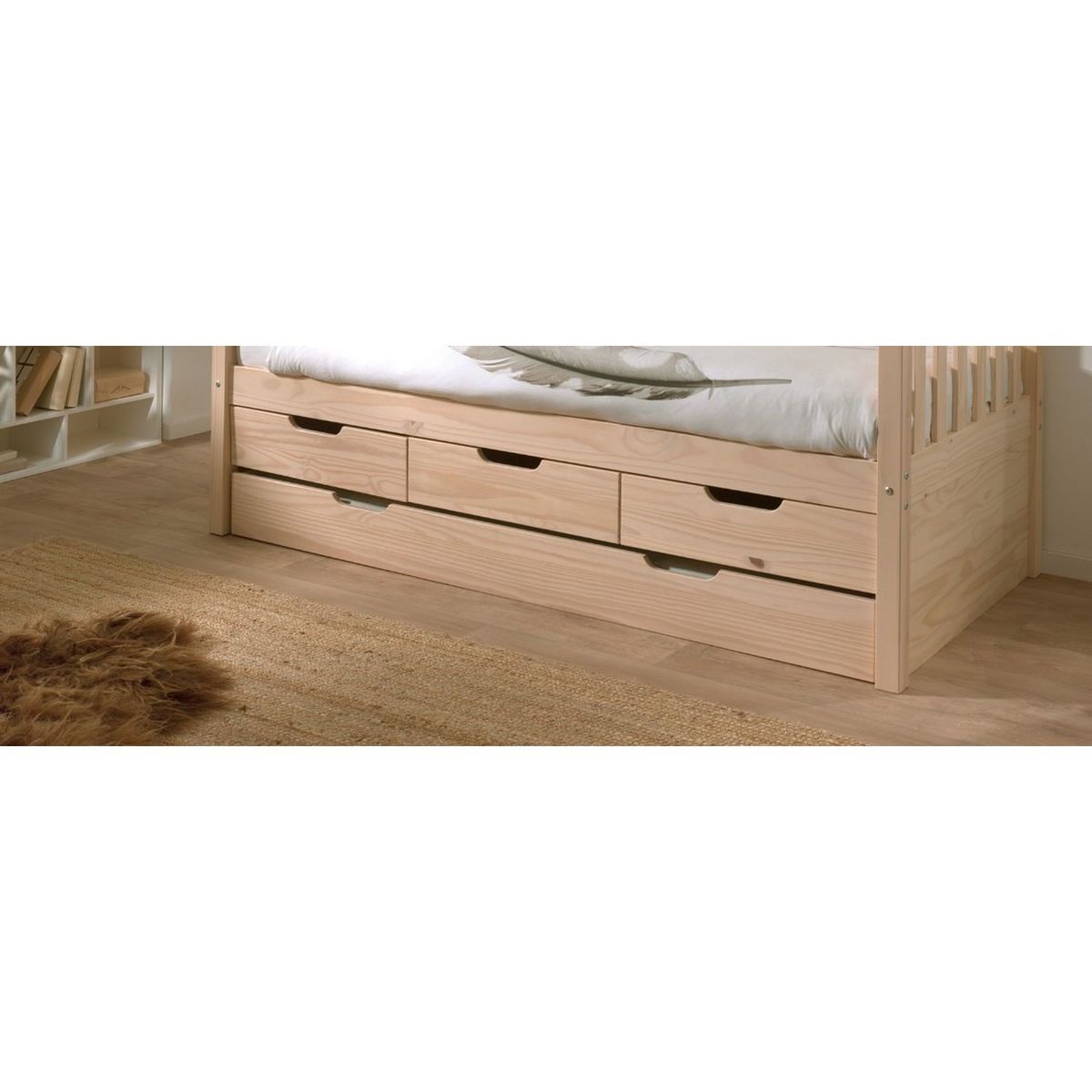 Tiroir pour lit banquette 90 x 200 cm TESS