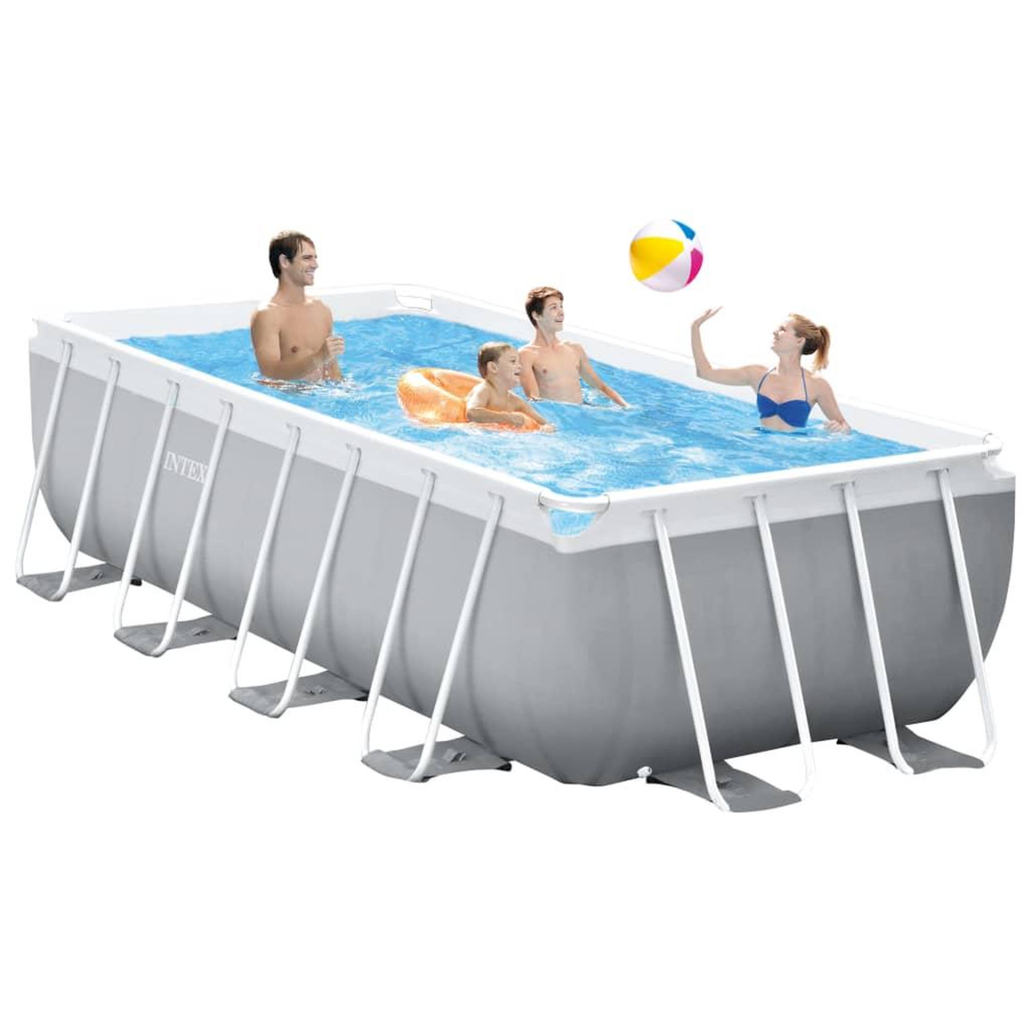 Voir la diapositive 3 : INTEX Intex Ensemble de piscine Prism Frame Rectangulaire 400x200x122 cm