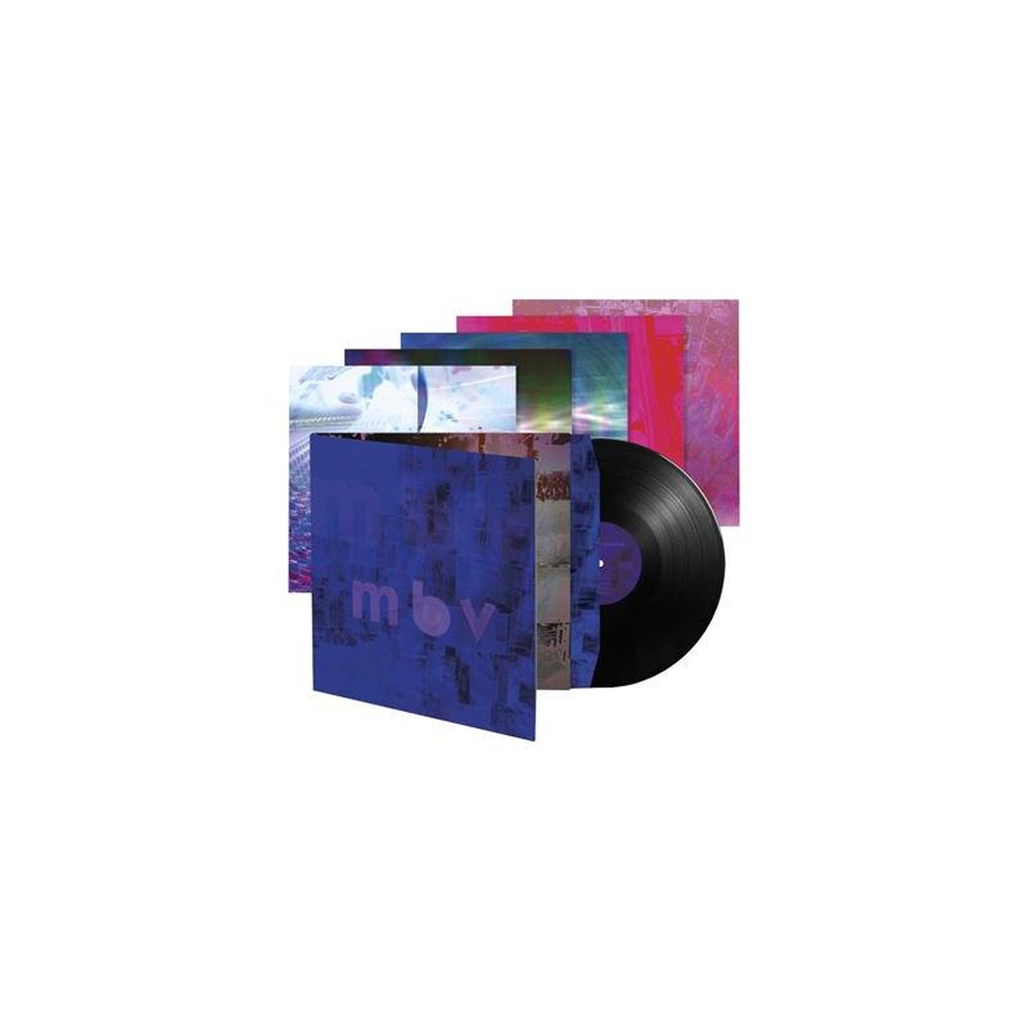 Vinyle lp 33t my bloody valentine m b v reissue 2021, coupe analogique, 1 disque, pochette noire
